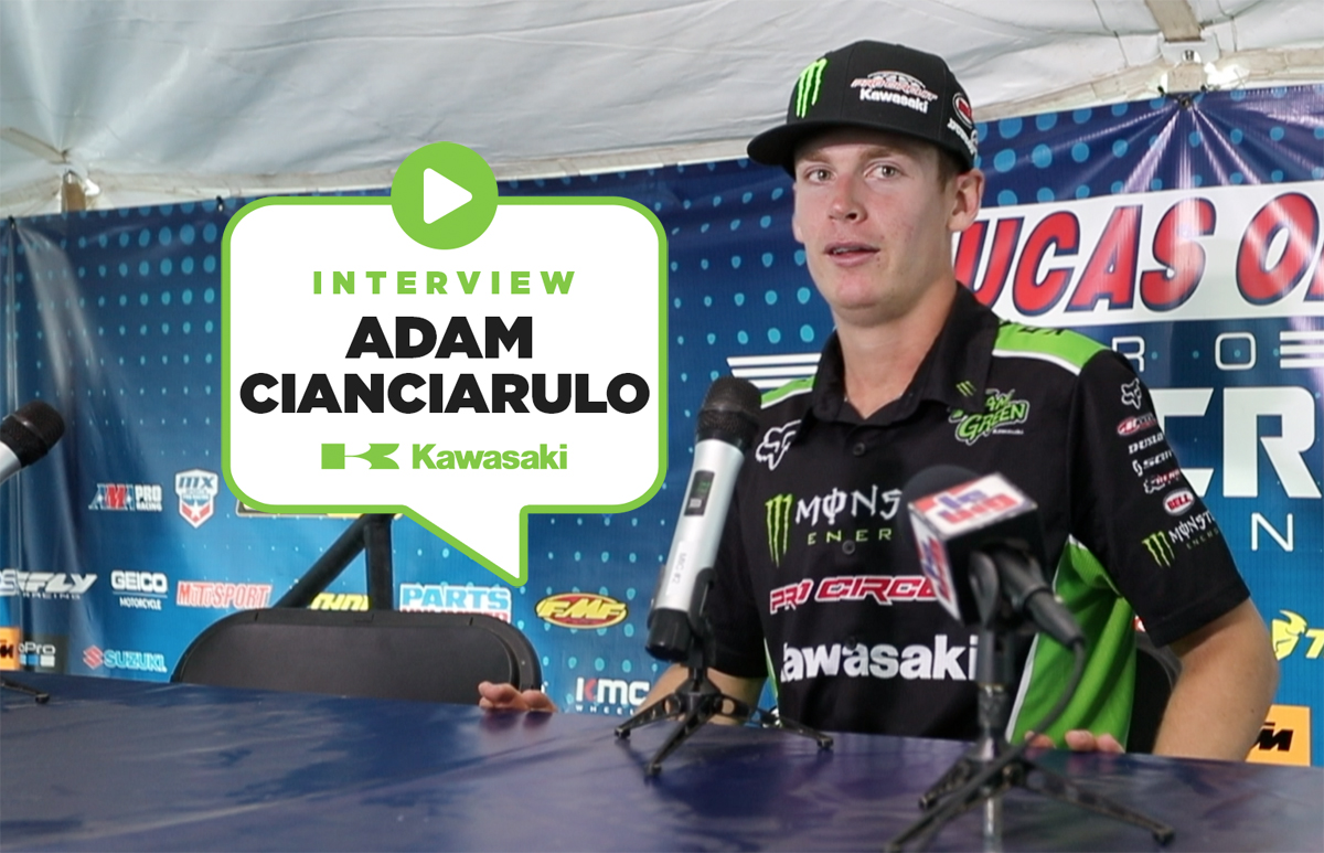 Adam Cianciarulo : « je n'ai pas fait d'erreur »