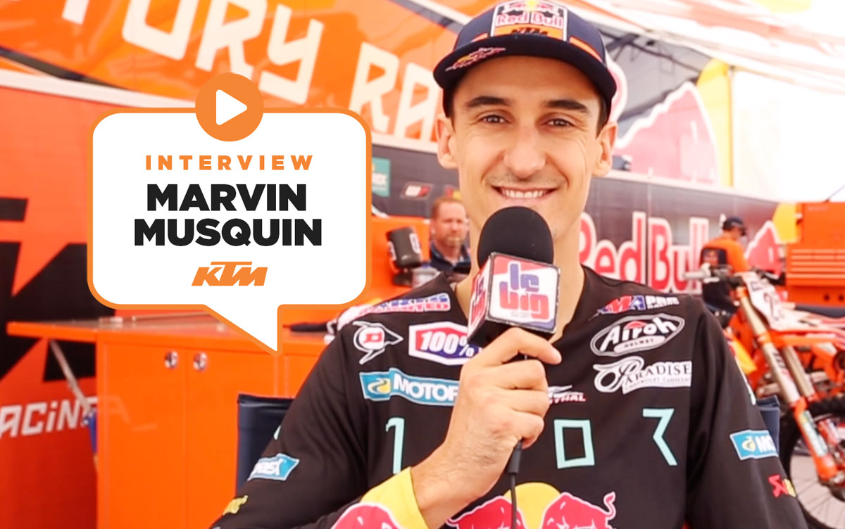 Marvin Musquin : « je suis content chez KTM »