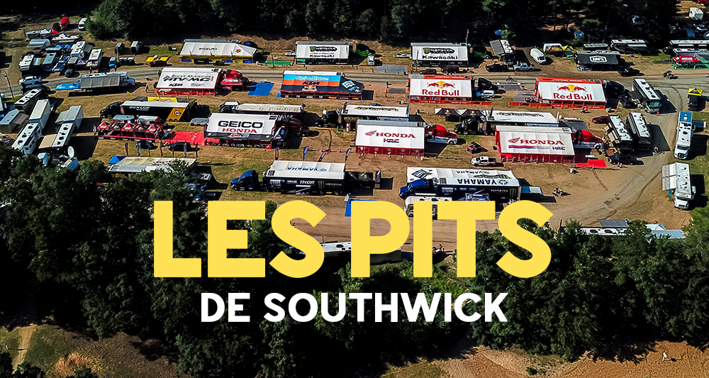 Visite des pits de Southwick