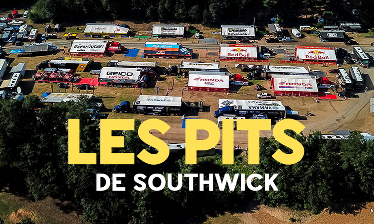 Visite des pits de Southwick