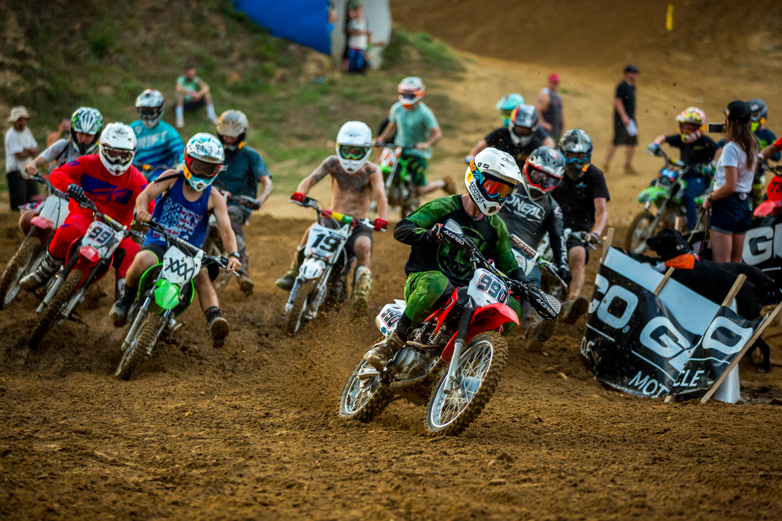 La course de pitbike à Budds Creek