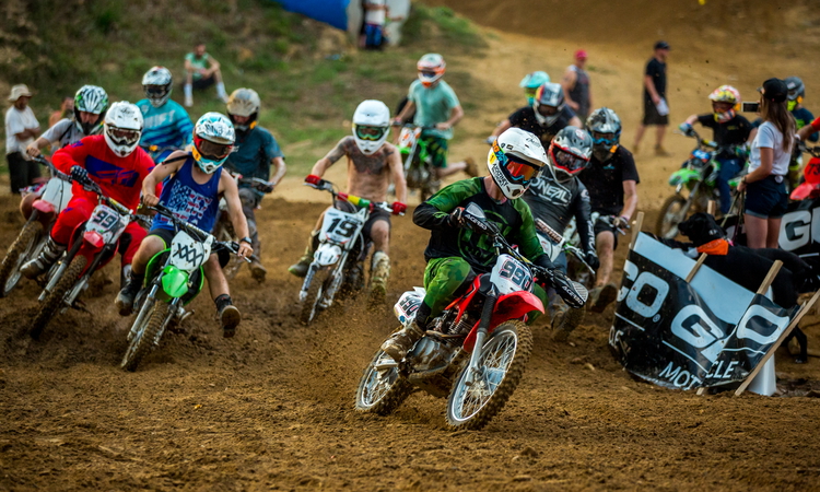 La course de pitbike à Budds Creek