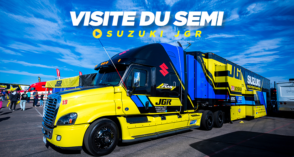 Visite du semi-remorque Suzuki JGR
