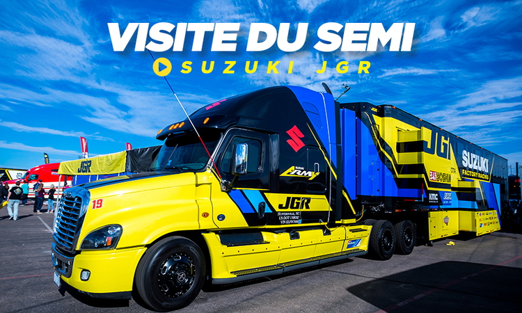 Visite du semi-remorque Suzuki JGR