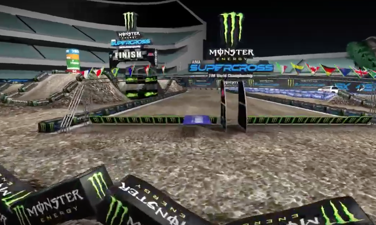 La piste virtuelle d'Anaheim 1