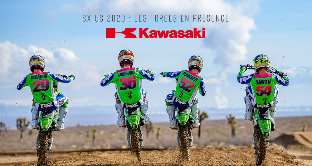 SX US 2020 : les forces Kawasaki 250