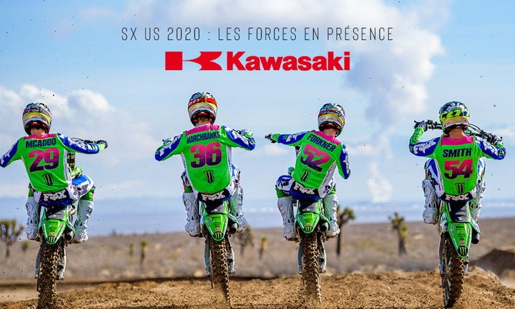 SX US 2020 : les forces Kawasaki 250