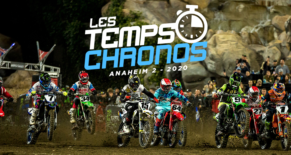 Les temps chronos du SX d’Anaheim 2