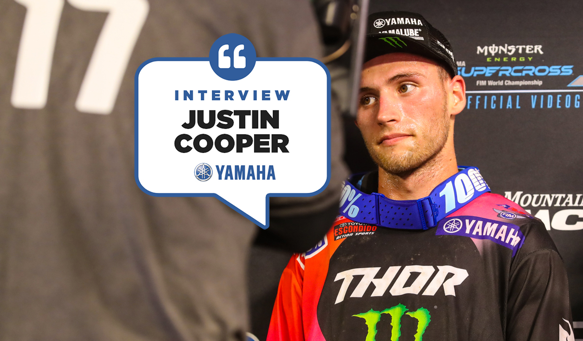 Justin Cooper : « rester régulier »