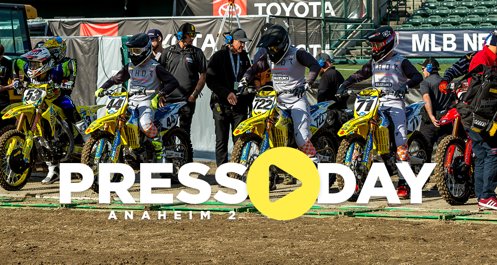 Vidéo : SX d’Anaheim 2 (press day)