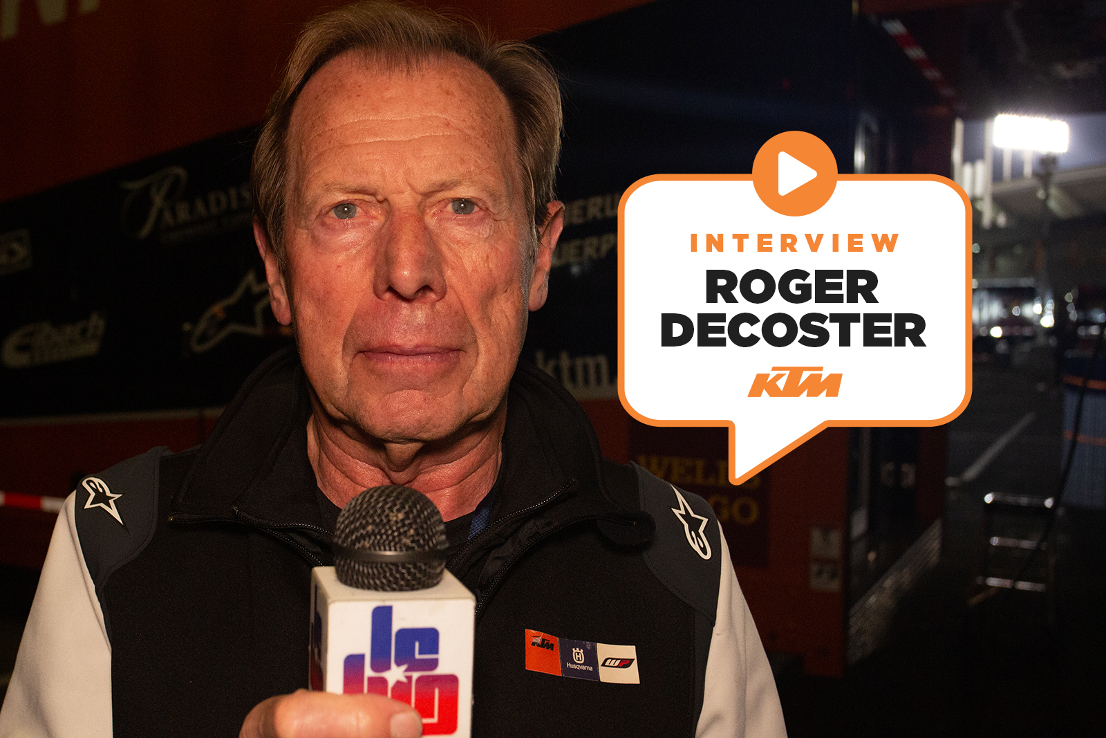 Roger DeCoster : « il s'est perdu »