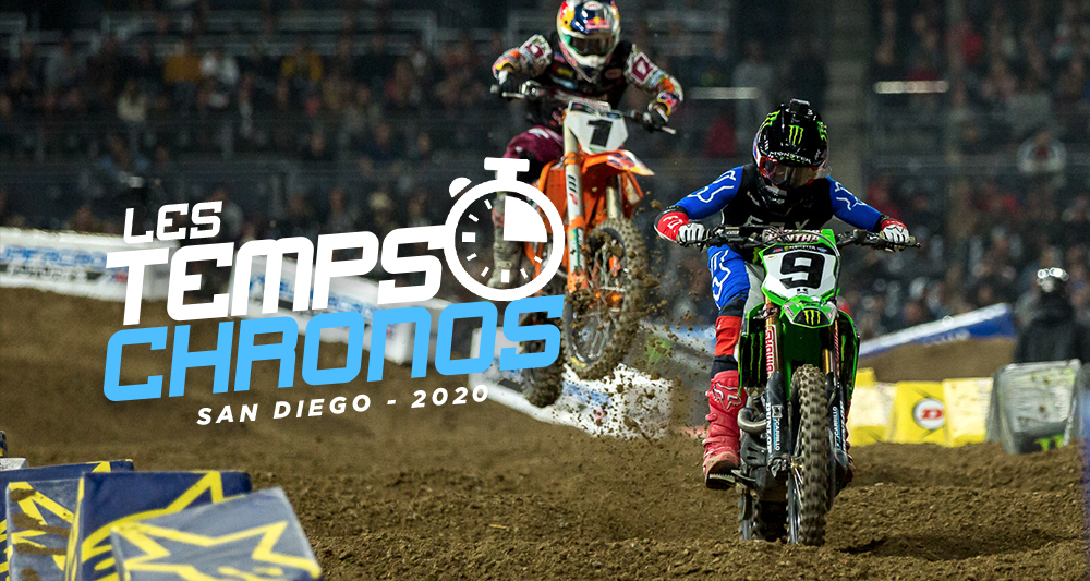 Les temps chronos du SX de San Diego
