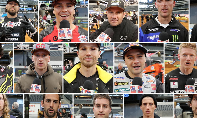 Les pilotes du SX US : « courage Brian ! »