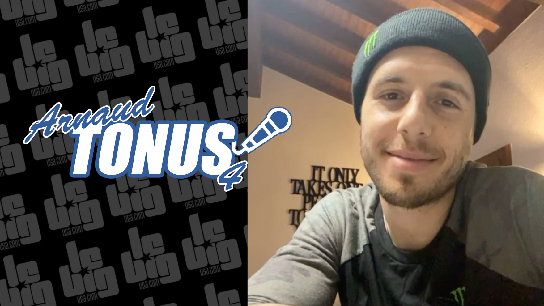 Arnaud Tonus : « je reste chez moi »