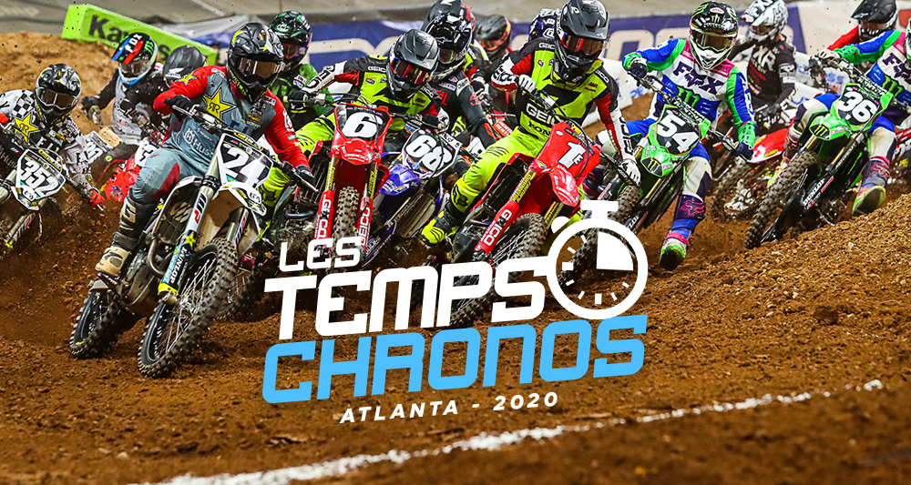 Les temps chronos du SX d’Atlanta