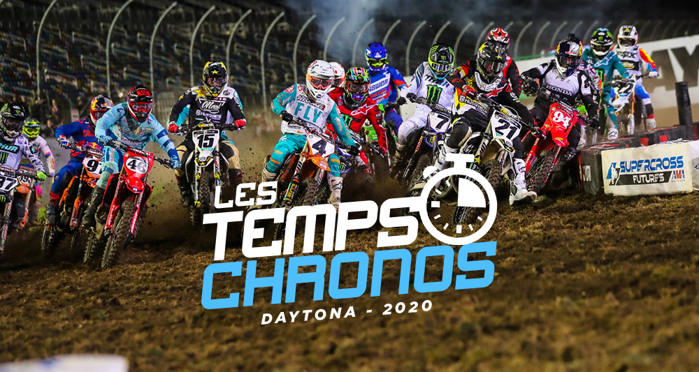 Les temps chronos du SX de Daytona