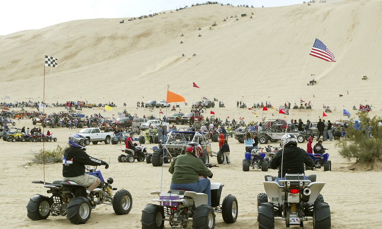 Bienvenue dans les dunes de Glamis