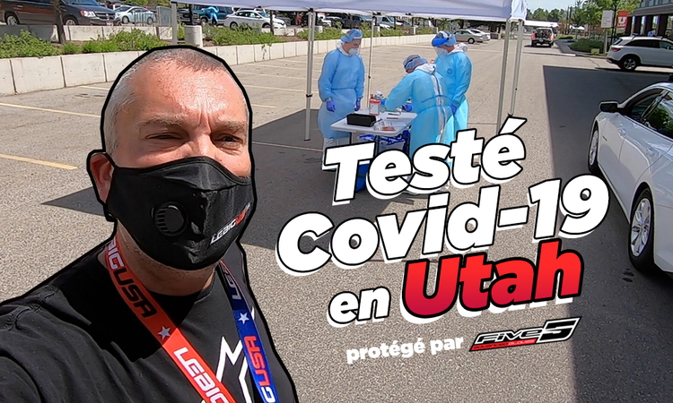 Vlog SX US : « testé Covid-19 en Utah »