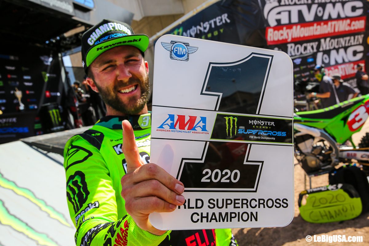 Eli Tomac est Champion SX US 450