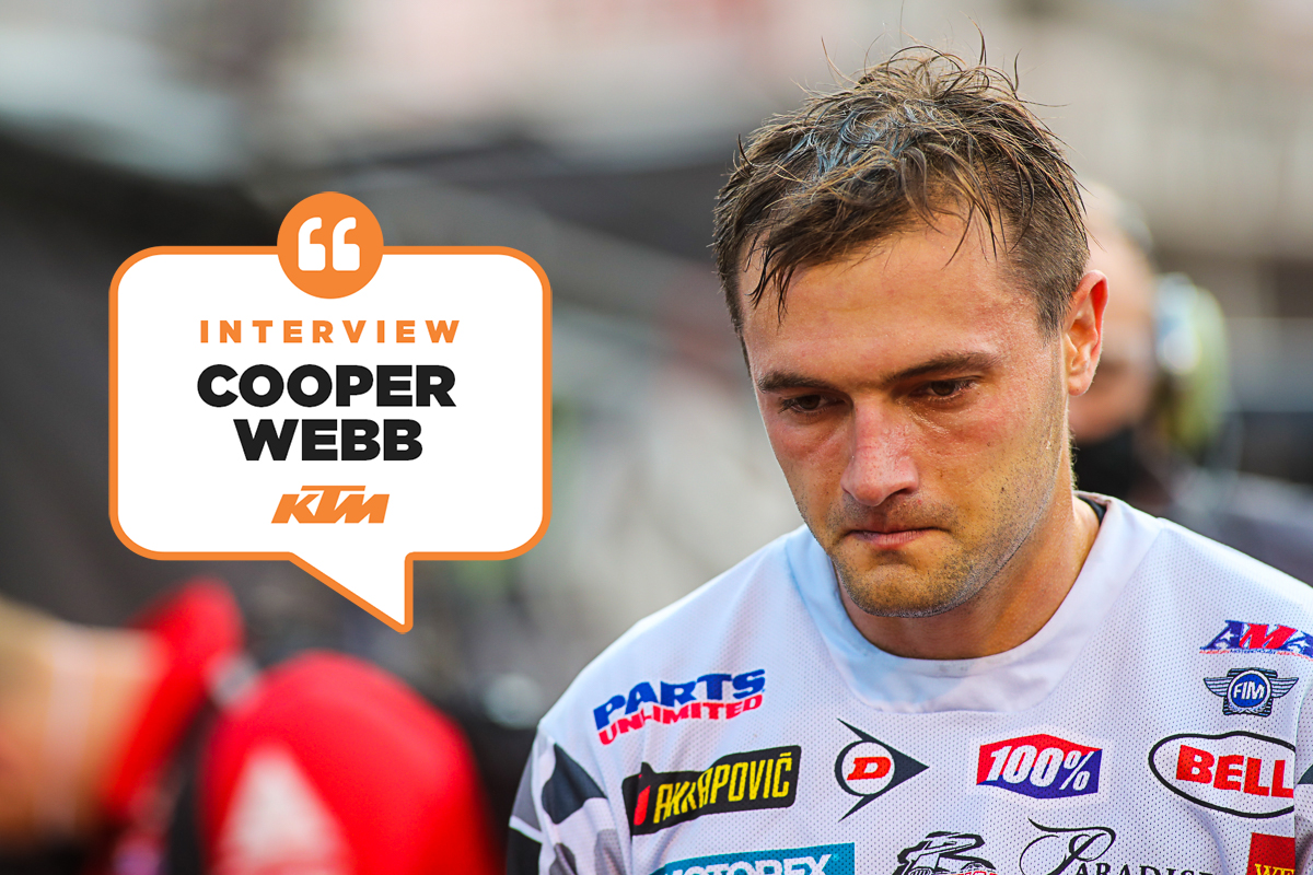 Cooper Webb : « pas de mauvaise intention »