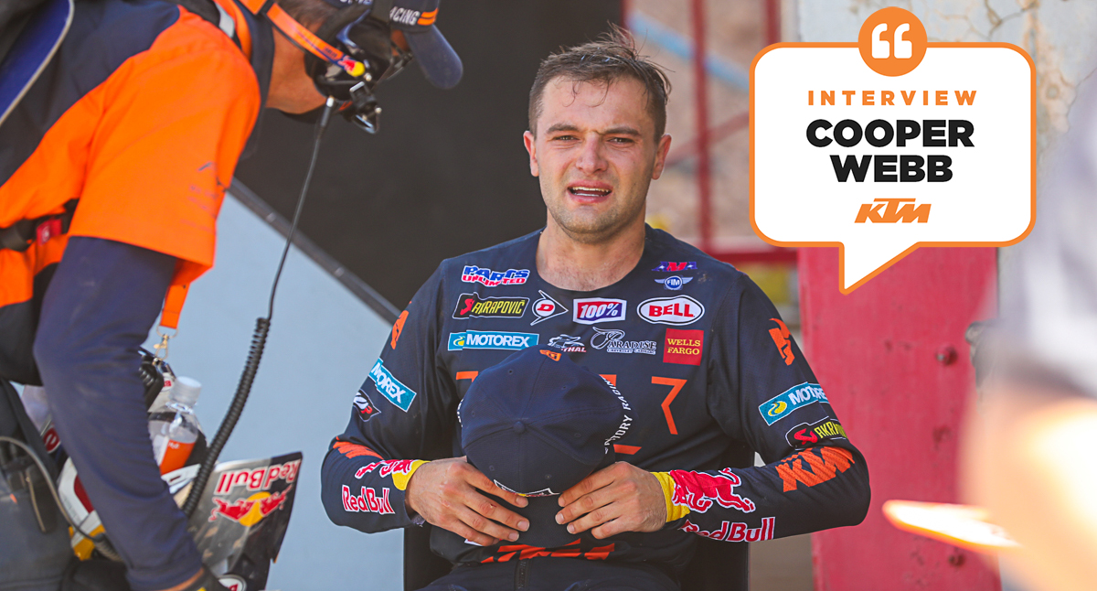 Cooper Webb : « il fallait être patient »