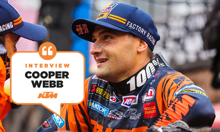 Cooper Webb : « une course incroyable »