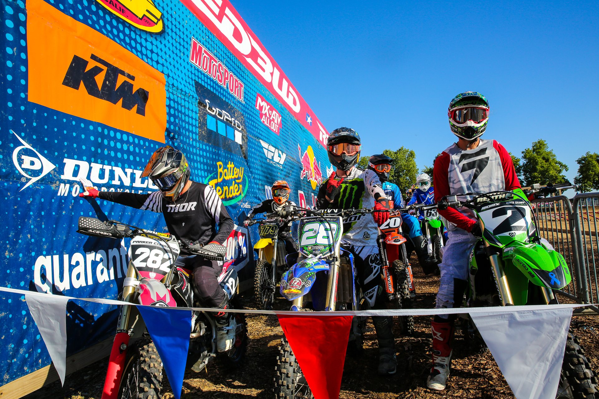 Les amateurs à RedBud avant les pros