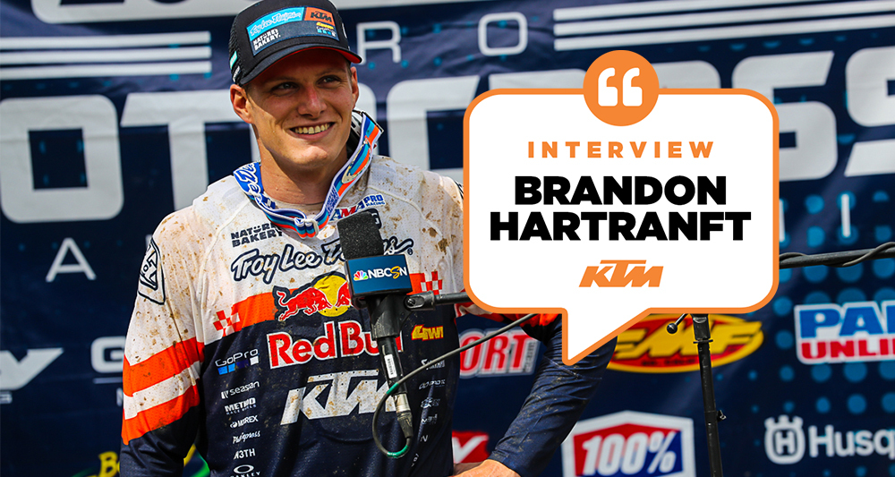 Brandon Hartranft : « le travail paie enfin »
