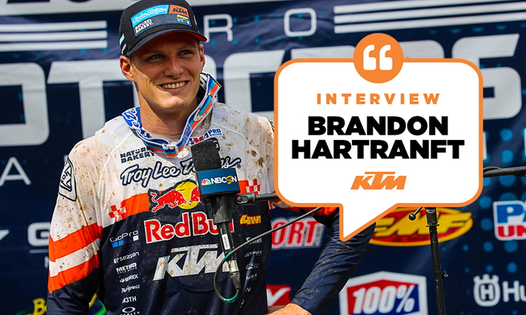 Brandon Hartranft : « le travail paie enfin »
