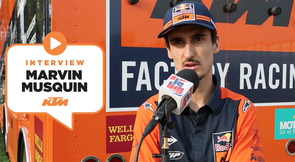 Marvin Musquin : « c'est rageant »