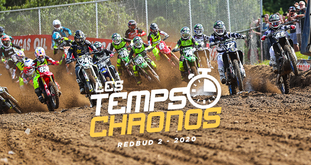 MX RedBud 2 : les temps chronos