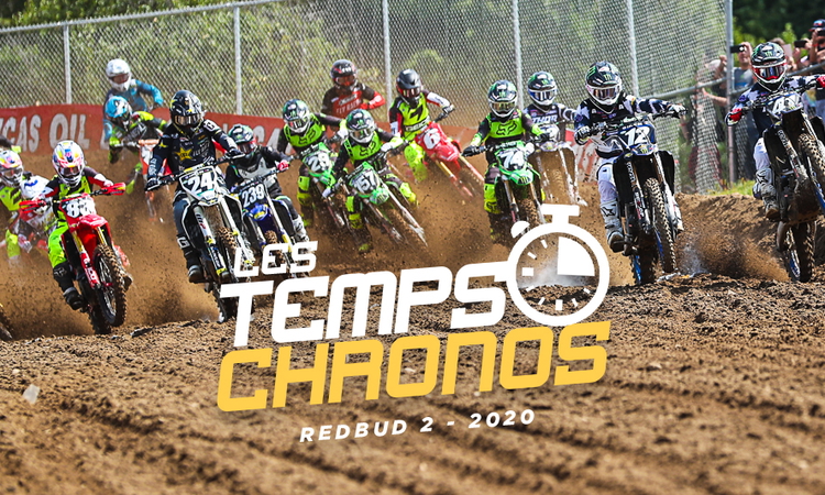 MX RedBud 2 : les temps chronos