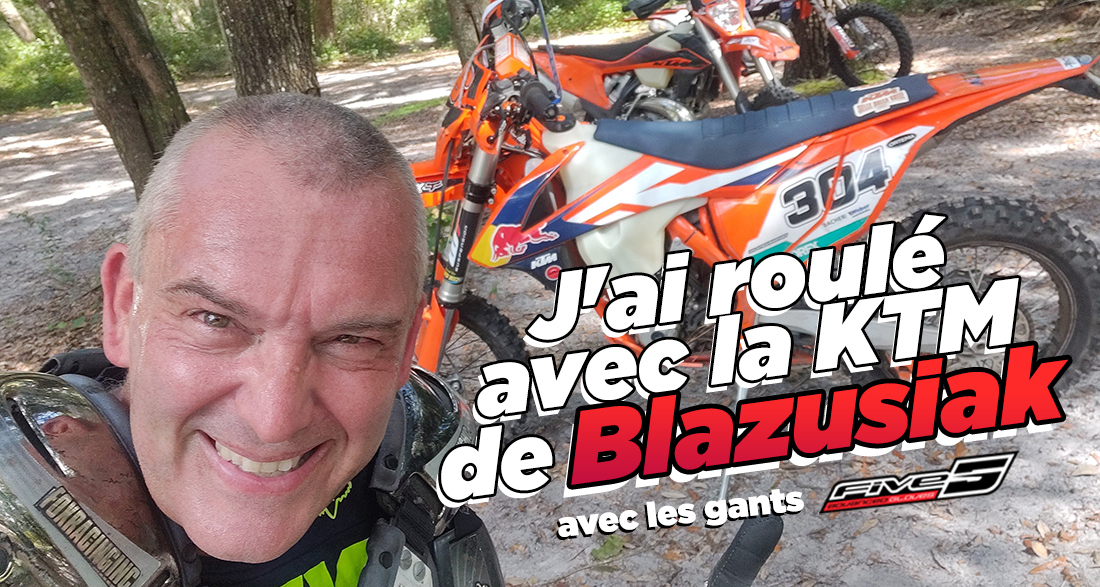 Vlog MX : « j'ai roulé avec la KTM de Taddy »