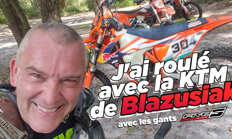 Vlog MX : « j'ai roulé avec la KTM de Taddy »