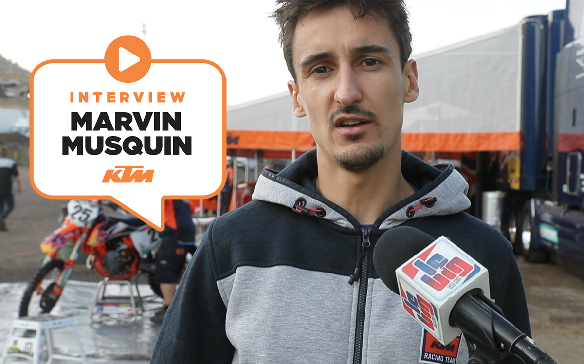 Marvin Musquin : « je n'abandonne pas »