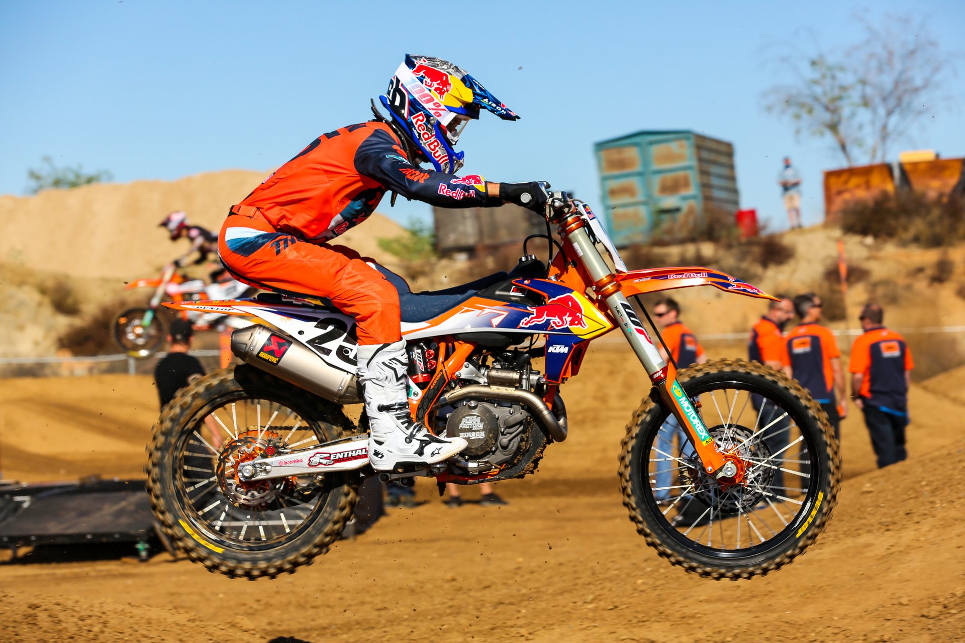 L'équipe KTM 2021 en action
