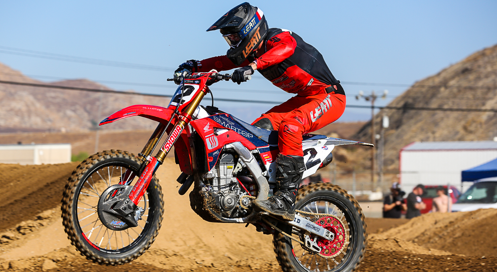 Shane McElrath sur la Honda MC