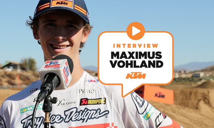 Max Vohland : « je veux progresser »