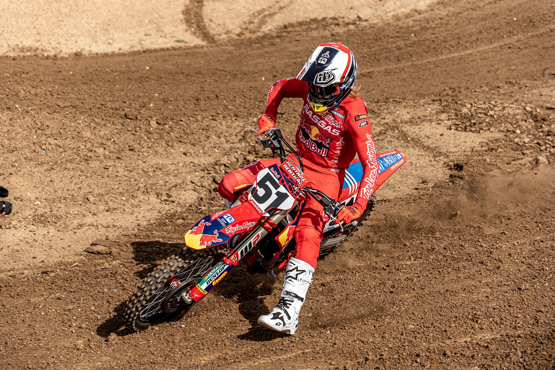 Justin Barcia sur la GasGas MC 450F