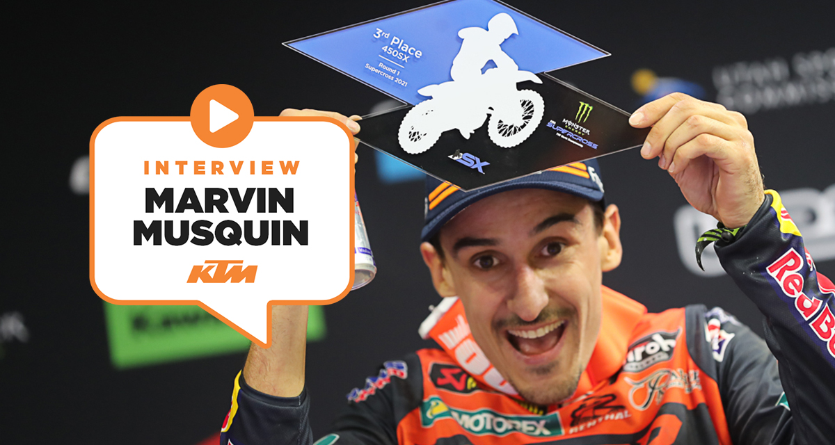 Marvin Musquin : « je suis super content »