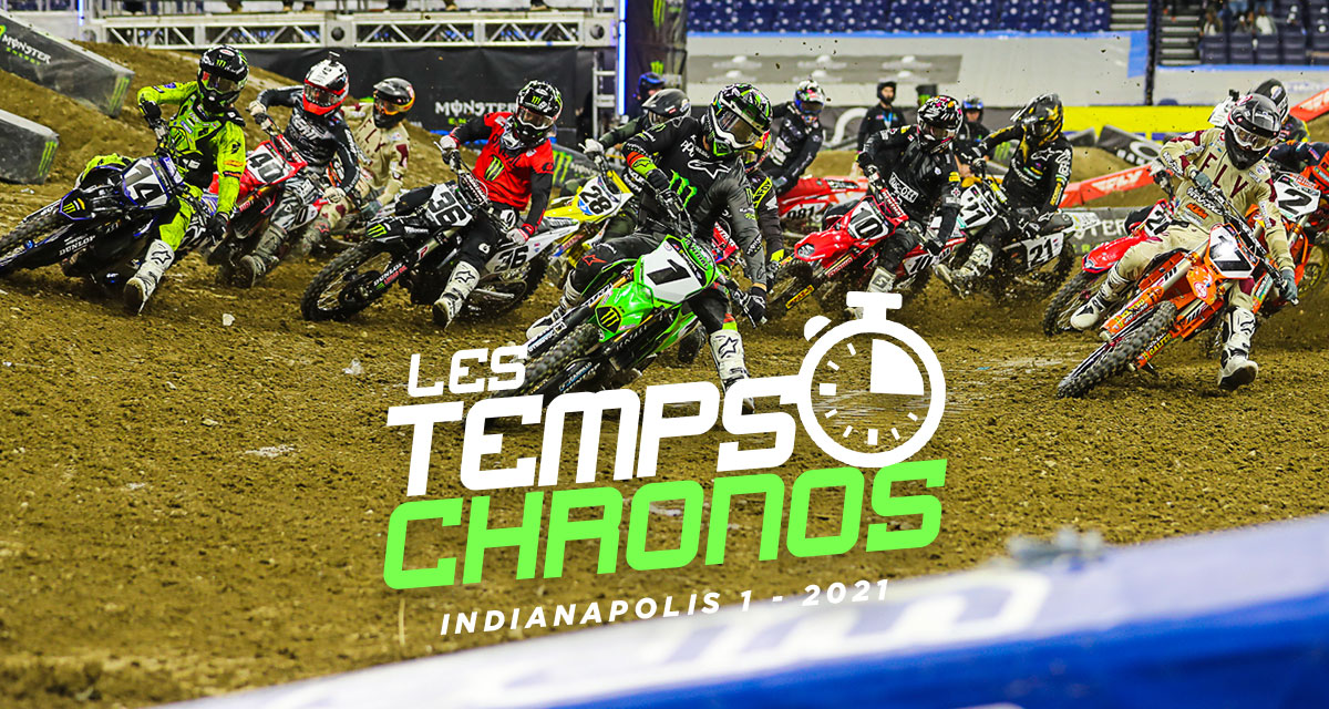 Les temps chronos du SX d'Indianapolis 1
