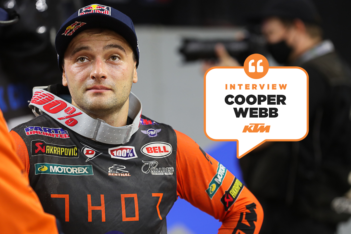 Cooper Webb : « j'ai saisi une opportunité »