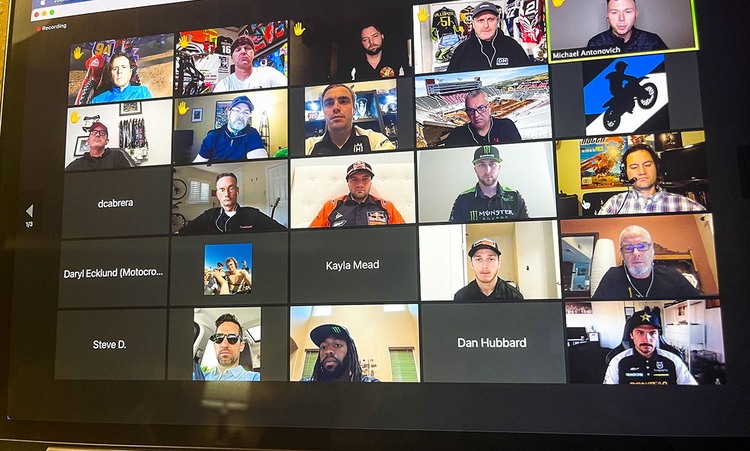 SX Houston 1 : la conf' de presse « Zoom »