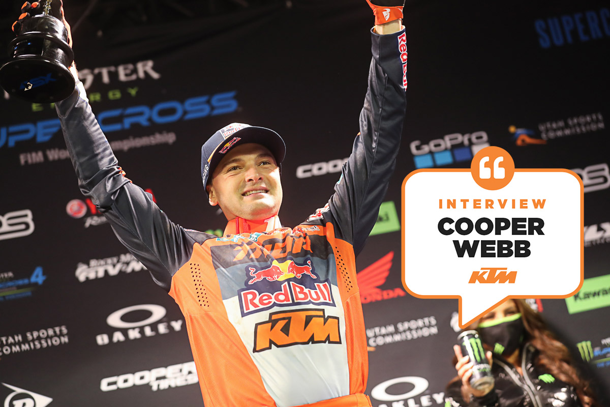 Cooper Webb : « je sais gérer la pression »