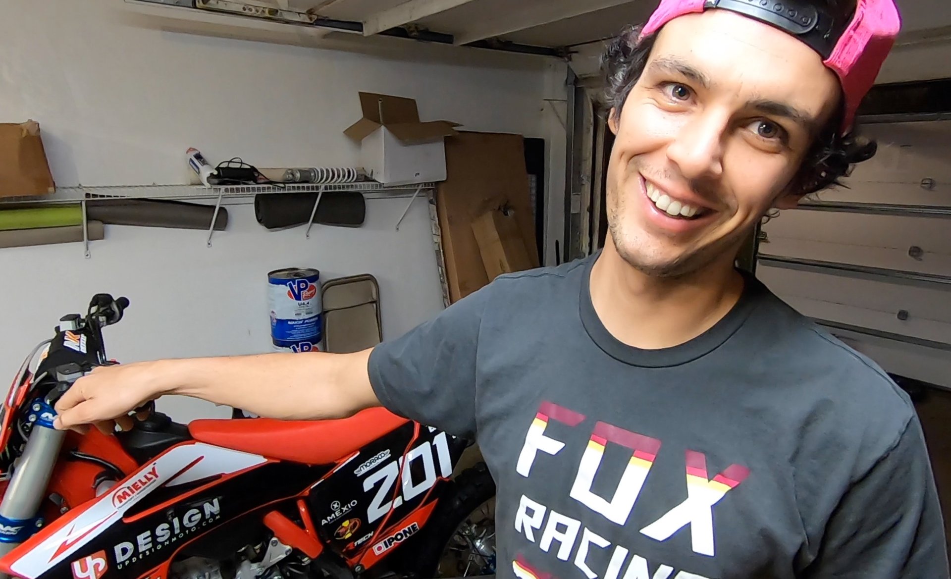 Cédric Soubeyras avant le SX d'Orlando 2