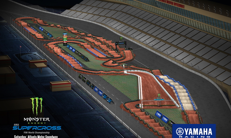 Les pistes du SX d'Atlanta (1, 2 et 3)