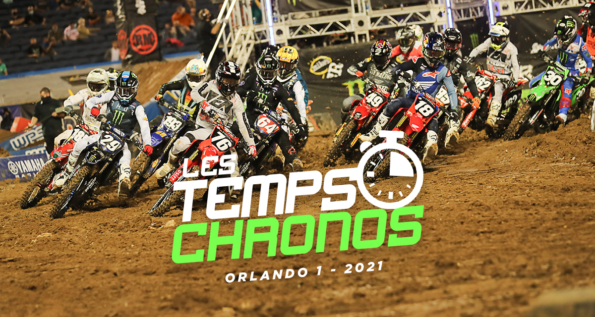 Les temps chronos du SX d’Orlando 1