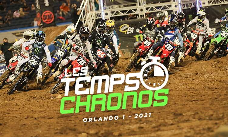 Les temps chronos du SX d’Orlando 1