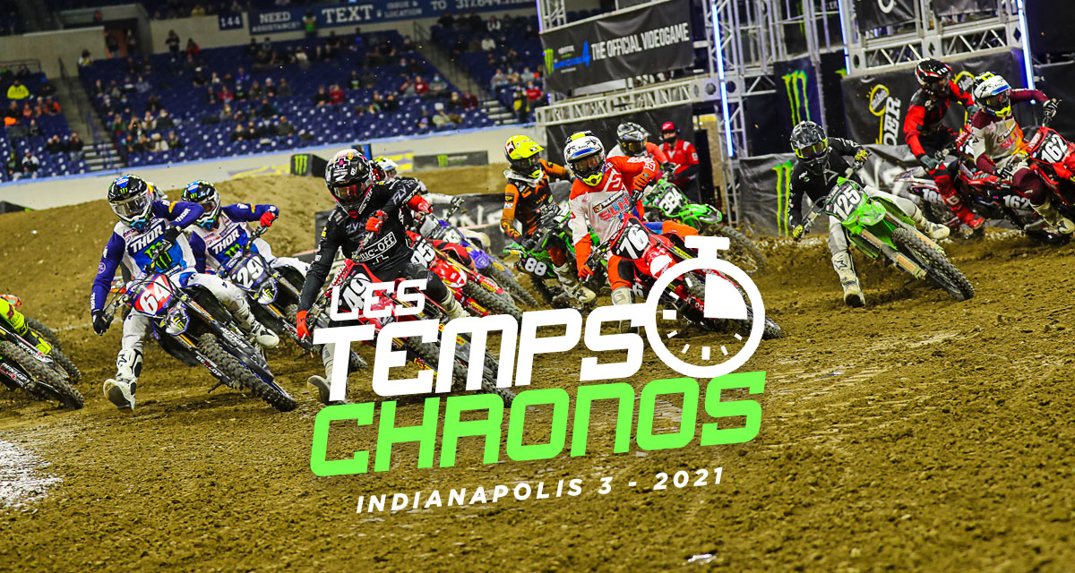 Les temps chronos du SX d’Indianapolis 3