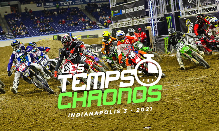 Les temps chronos du SX d’Indianapolis 3